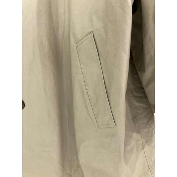 Men's VTG Ralph Lauren Overcoat Removable Tartan Plaid Liner Beige Sz 3XL NWT - Picture 7 of 13